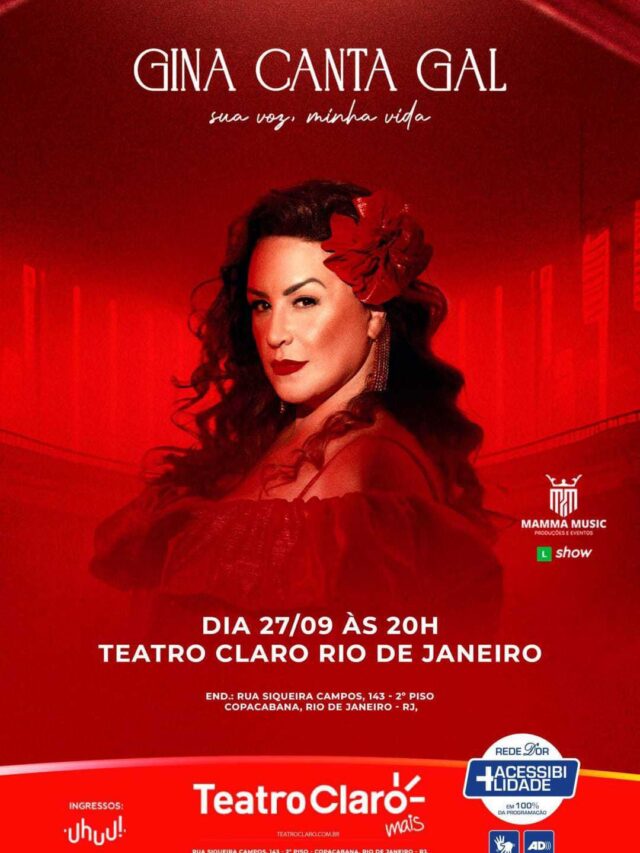 Gina Garcia estreia Tributo a Gal Costa no Rio de Janeiro nesta quarta-feira